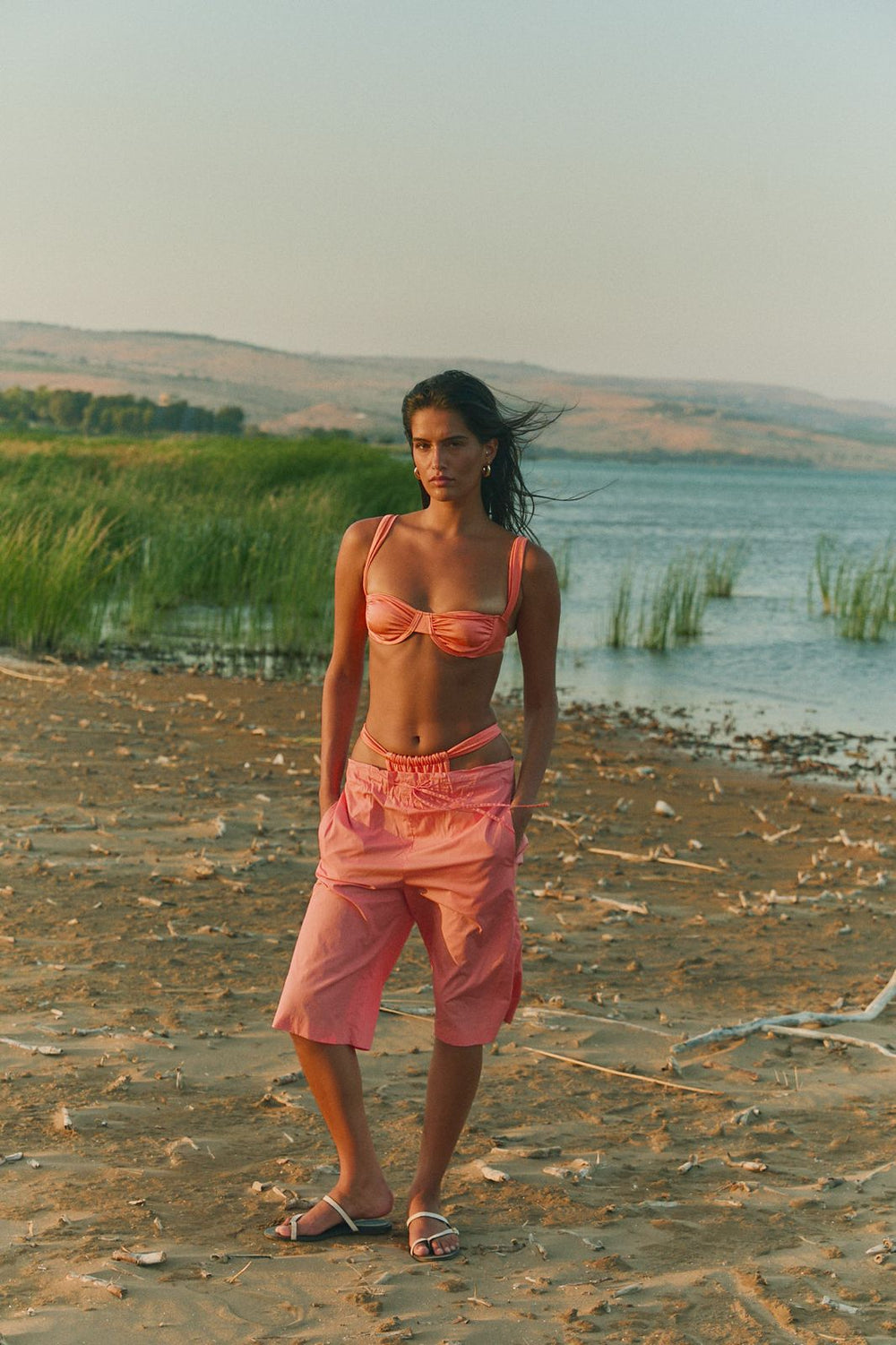 TROPICÁLIA Balconette Bottom – Coral